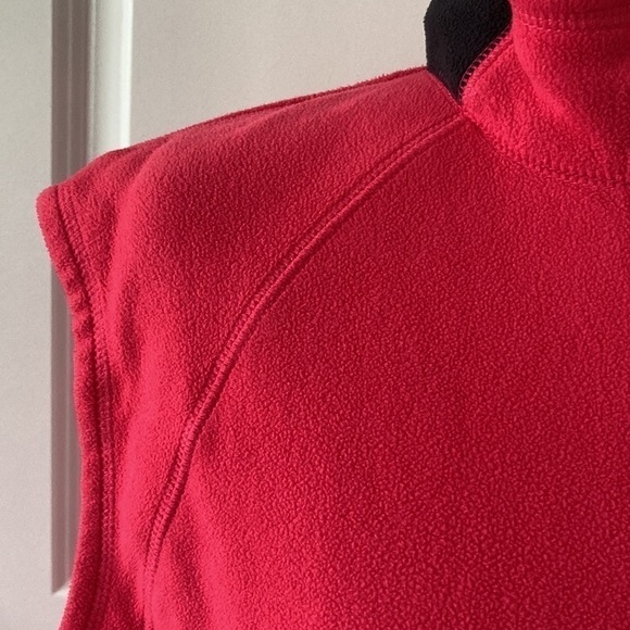 Lands’ End XL 18 20 fleece vest pink pockets - Picture 6 of 15